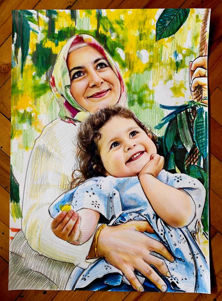 pastel boya istanbul çizim portre hediye kadıköy fiyat listesi sipariş sanat çizim ucuz murat karabüyük art draw hediye instagram